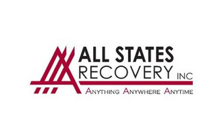 ALL STATES RECOVERY INC ANYTHING ANYWHERE ANYTIME logo