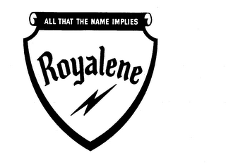 ALL THAT THE NAME IMPLIES ROYALENE logo