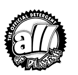 ALL THE OFFICIAL DETERGENT OF PLAYTIME logo