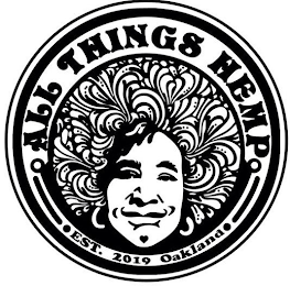 ALL THINGS HEMP. EST. 2019 OAKLAND logo