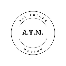 ALL THINGS MOTION A.T.M. logo
