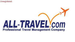 ALL-TRAVEL.COM PROFESSIONAL TRAVEL MANGEMENT COMPANY logo