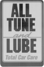 ALL TUNE AND LUBE TOTAL CAR CARE logo