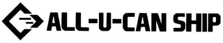 ALL-U-CAN SHIP logo