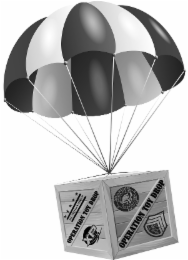 ALL VETERAN GROUP OPERATION TOY DROP XP. WHAT A FEW CAN DO UNITED STATES VETERANS CORPS V MYUSVC.COM OPERATION TOY DROP SSGT STAN PINKUS' TOYS FOR 'LIL' TROOPS logo
