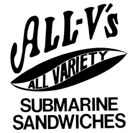 ALL-V'S ALL VARIETY SUBMARINE SANDWICHES logo