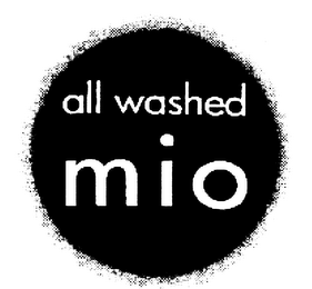 ALL WASHED MIO logo