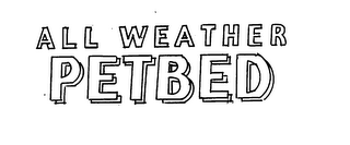 ALL WEATHER PETBED logo