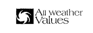 ALL WEATHER VALUES logo