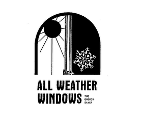 ALL WEATHER WINDOWS THE ENERGY SAVER logo