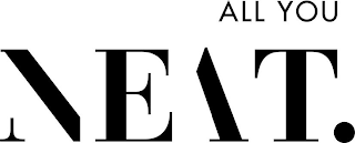 ALL YOU NEAT. logo