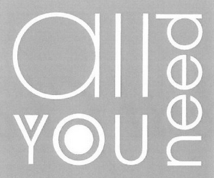ALL YOU NEED logo