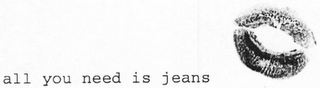 ALL YOU NEED IS JEANS logo