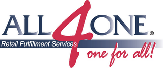 ALL4ONE ONE FOR ALL! RETAIL FULFILLMENT SERVICES logo