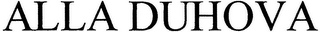 ALLA DUHOVA logo