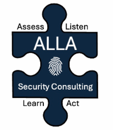 ALLA SECURITY CONSULTING ASSESS LISTEN LEARN ACT logo