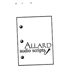 ALLARD AUDIO SCRIPTS logo