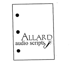 ALLARD AUDIO SCRIPTS logo