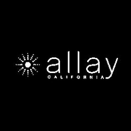 ALLAY CALIFORNIA logo