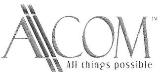 ALLCOM - ALL THINGS POSSIBLE logo