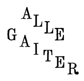 ALLE GAITER logo