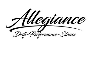 ALLEGIANCE DRIFT-PERFORMANCE-STANCE logo