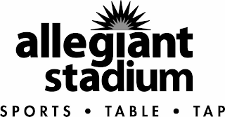 ALLEGIANT STADIUM SPORTS·TABLE·TAP logo