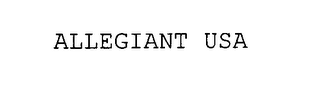 ALLEGIANT USA logo