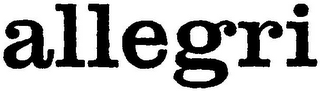 ALLEGRI logo