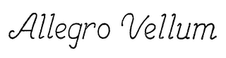 ALLEGRO VELLUM logo