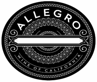ALLEGRO WINE OF CALIFORNIA logo