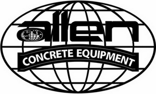ALLEN CONCRETE EQUIPMENT logo