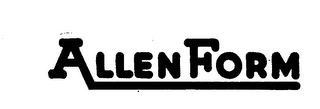 ALLEN FORM logo