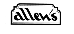 ALLEN'S logo