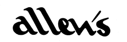 ALLEN'S logo