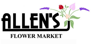 ALLEN'S FLOWER MARKET logo