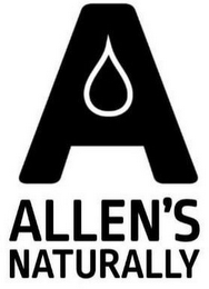 ALLEN'S NATURALLY A logo