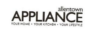 ALLENTOWN APPLIANCE YOUR HOME YOUR KITCHEN YOUR LIFESTYLE logo