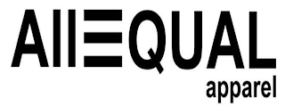 ALLEQUAL APPAREL logo