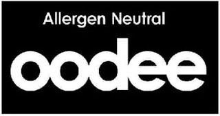 ALLERGEN NEUTRAL OODEE logo