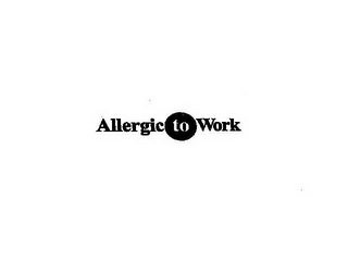 ALLERGIC TO WORK logo