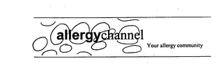 ALLERGYCHANNEL YOUR ALLERGY COMMUNITY logo