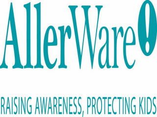 ALLERWARE! RAISING AWARENESS, PROTECTING KIDS logo