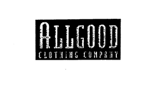 ALLGOOD CLOTHING COMPANY logo
