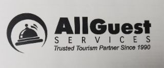 ALLGUEST SERVICES TRUSTED TOURISM PARTNER SINCE 1990 logo