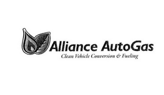 ALLIANCE AUTOGAS CLEAN VEHICLE CONVERSION & FUELING logo