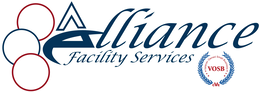 ALLIANCE FACILITY SERVICES VETERAN OWNED SMALL BUSINESS VOSB CVE logo