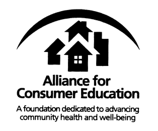 ALLIANCE FOR CONSUMER EDUCATION A FOUNDATION DEDICATED TO ADVANCING COMMUNITY HEALTH AND WELL-BEING logo