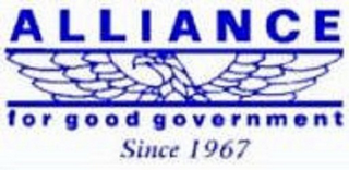 ALLIANCE FOR GOOD GOVERNMENT SINCE 1967 logo