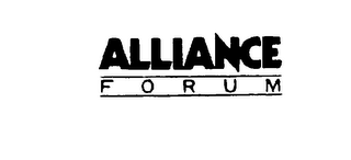 ALLIANCE FORUM logo